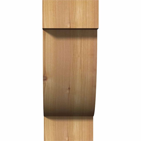 Alpine Rough Sawn Corbel, Western Red Cedar, 6W X 12D X 16H